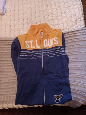 '47 Brand St. Louis Zip Jacket in Gold and Navy